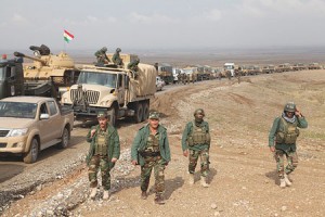 القوات الكردية تستعيد السيطرة على 128 قرية بريف عين العرب