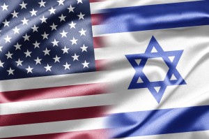 iStock 20492165 MD - American and Israeli flags