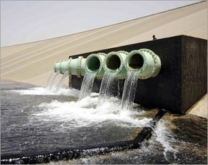 جهاز مياه النهر الصناعي بالمنطقة الوسطي ينبه إلى حدوث انخفاض كبير في خزانات المياه بسرت