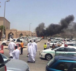 انفجار سيارة قرب مسجد بمدينة الدمام السعودية