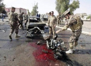 قتلى وجرحى بتفجيرين انتحاريين استهدفا القوات الأمنية وسط وشمالي الرمادي بالعراق