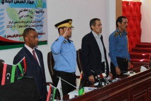 الاجتماع الثاني لمدراء الفروع والادارات وشؤون مراكز جهاز الحرس البلدي بمدينة شحات