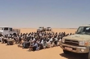 انقاذ 154 مهاجرا غير شرعي على الحدود السودانية الليبية