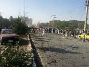 مقتل 10 أشخاص وجرح 60 بينهم 5 نساء و5 أطفال بتفجير انتحاري وسط كابل