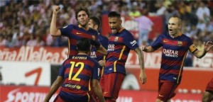 برشلونة يحقق فوزا صعبا على حساب أتلتيكو بهدفين مقابل هدف