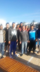كوبلر يزور معسكر تدريب المنتخب الليبي لكرة اليد