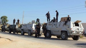 مقتل 13  شرطيا في هجوم استهدف نقطة أمنية جنوبي مدينة العريش بمصر