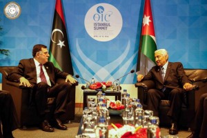 السراج يلتقي مع رئيس الوزراء الأردني في مدينة اسطنبول التركية