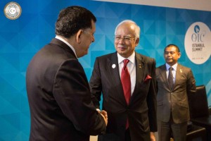 السراج يلتقي مع رئيس وزراء ماليزيا في اسطنبول